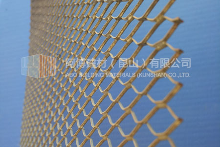 Diamond metal lath